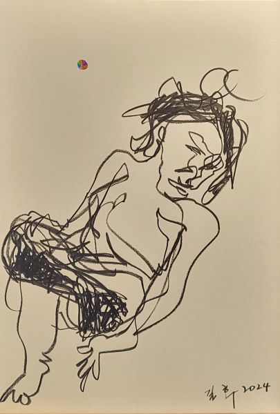 [2024] Untitled, Graphite on paper, Size Unknown